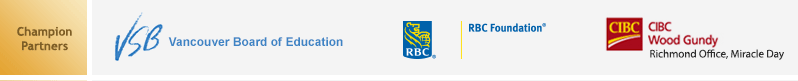 Champion Partners: Vancouver Board of Education, RBC Foundation